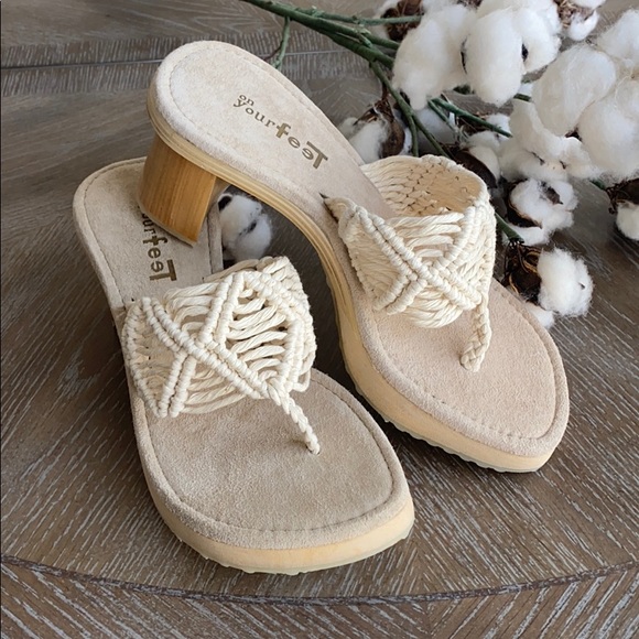 Chinese Laundry Shoes - Chinese Laundry Macrame block Heeled Sandal